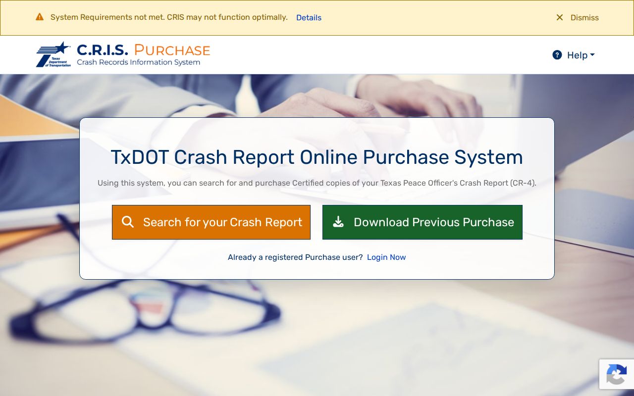 Harris County arrest form exclusion and TxDOT crash report route