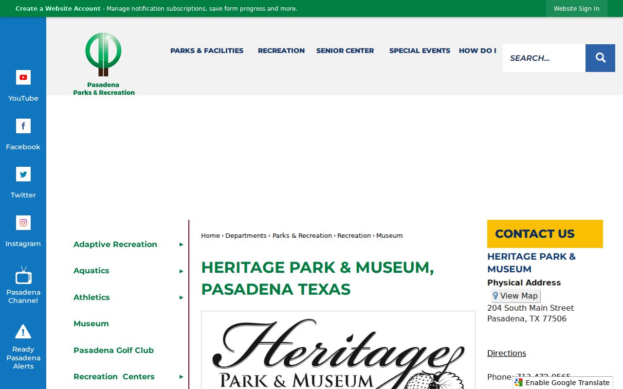Pasadena local history for Harris County criminal record research